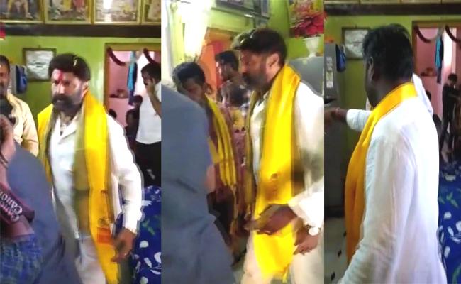 TDP MLA Nandamuri Balakrishna Slaps Photographer At Hindupur