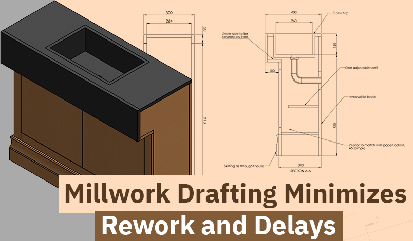 How Accurate Millwork Drafting Minimizes Rework and Delays