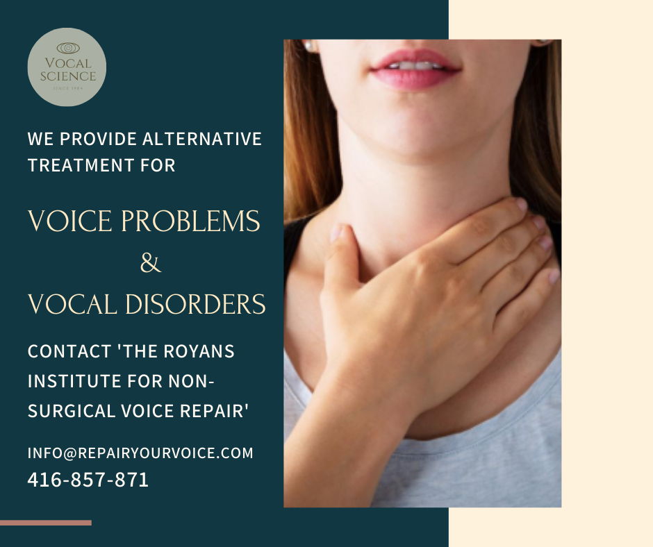 Treat Various Vocal Problems With Help from The Royans Institute