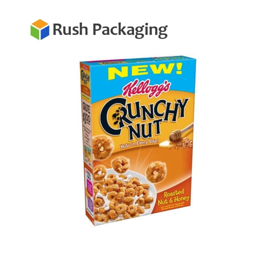 Get printed Cereal Box Packaging with Free Shipping