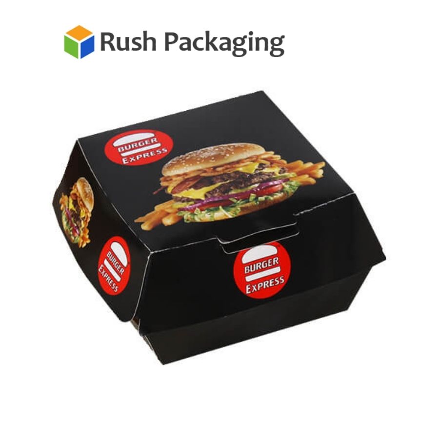Get Printed Burger Boxes Wholesale with Free Shipping