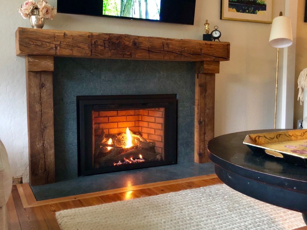 Rustic Fireplace Mantel Design Ideas