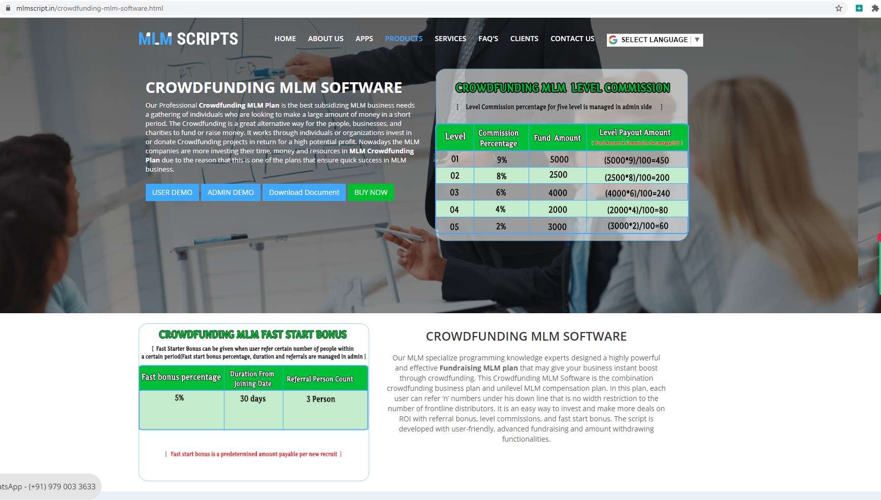 Kickstart your online earning by using crowdfunding  mlm software.