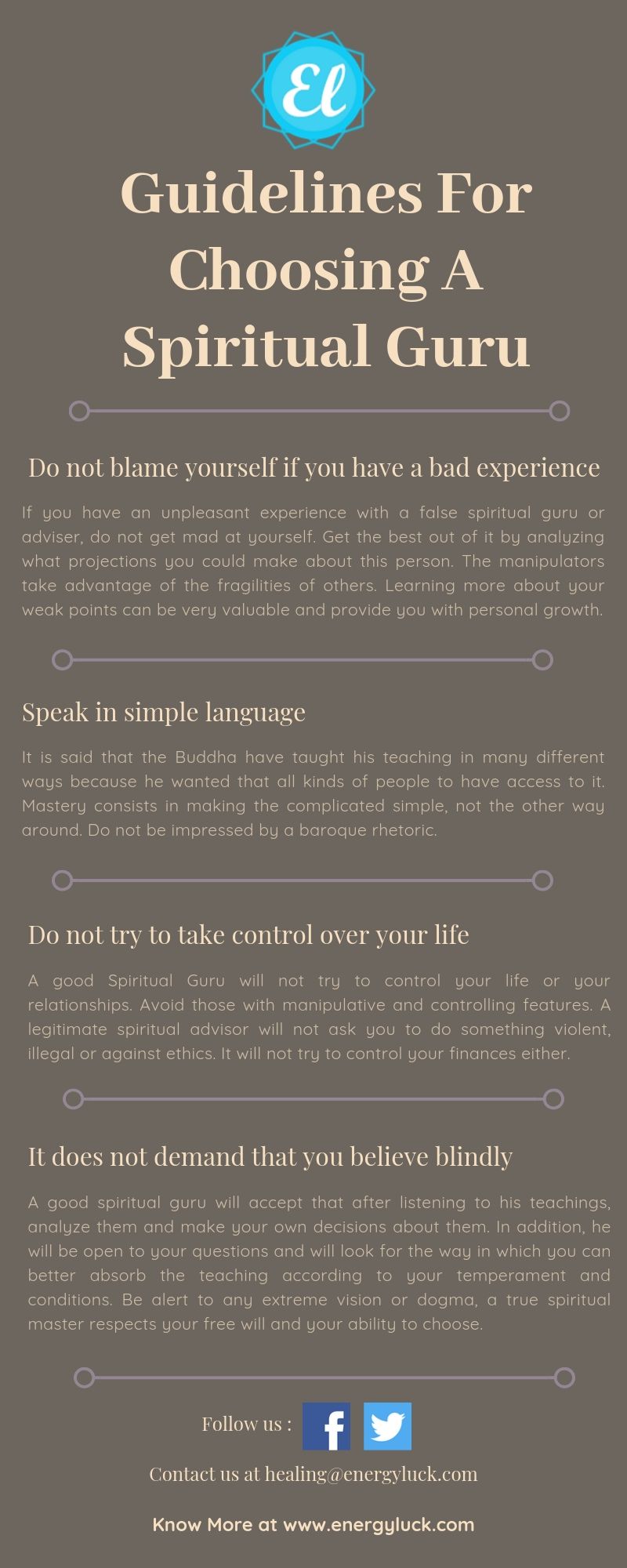 Guidelines For Choosing A Spiritual Guru