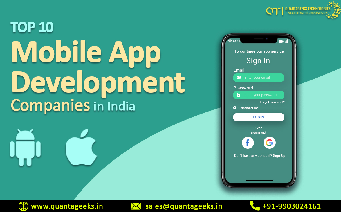 Top 10 affordable Mobile App Development Companies in India