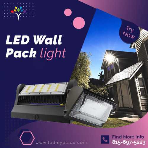 LED Wall Pack Lights: illuminate the areas frequented by pedestrians