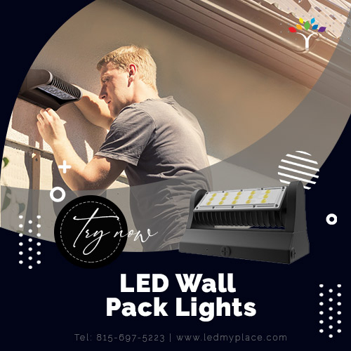 Get these bright LED Wall Pack lights