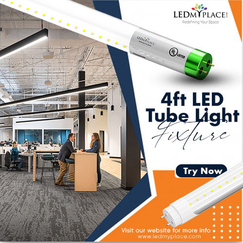 Get an Excellent lighting experience at low price use 4ft LED Tube Light Fixture.