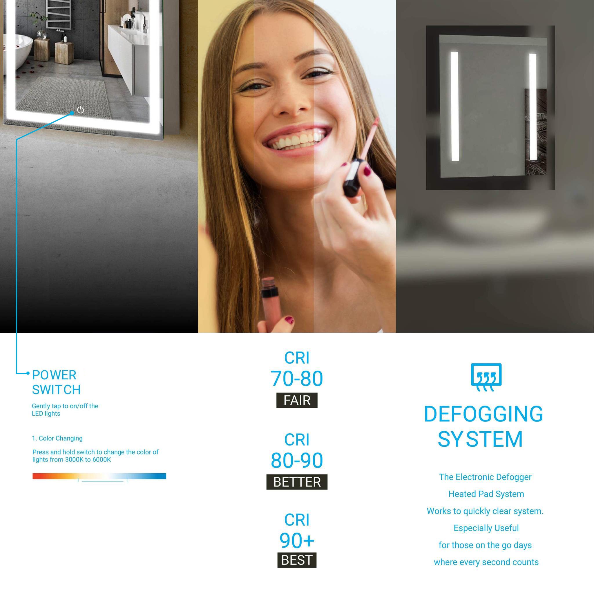 LED Mirror: Easiest ways of adding illumination into living space.