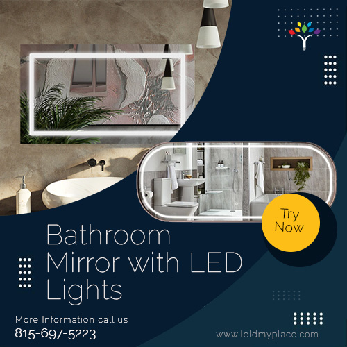 Bathroom Mirror with LED Lights: reduce your energy consumption by half