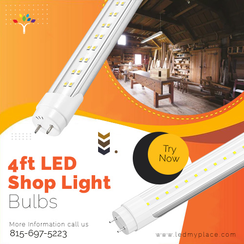 4ft LED Shop Light Bulbs: suitable for the long run.