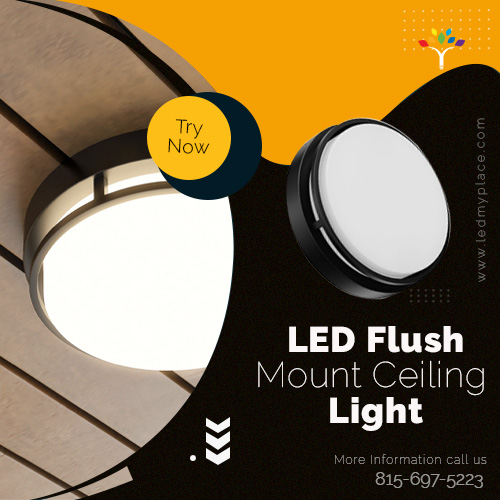 LED Flush Mount Ceiling Light: for your interiors