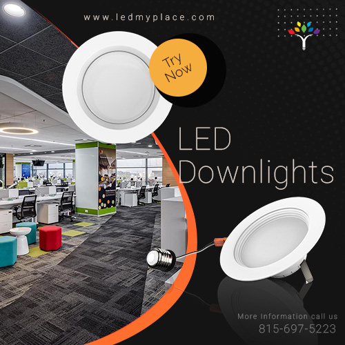 LED Downlights: easy to install and save a lot of space
