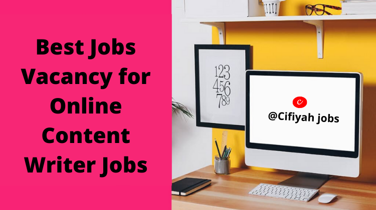 Best jobs vacancy for online content writer jobs