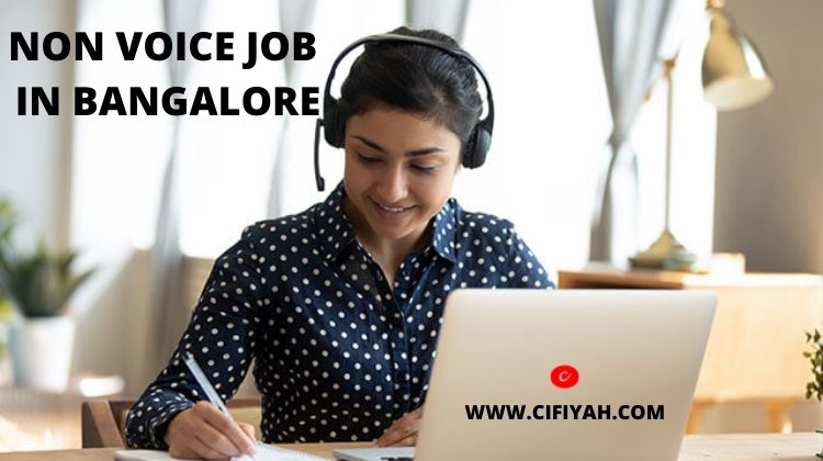 NON VOICE PROCESS JOB IN BANGALORE