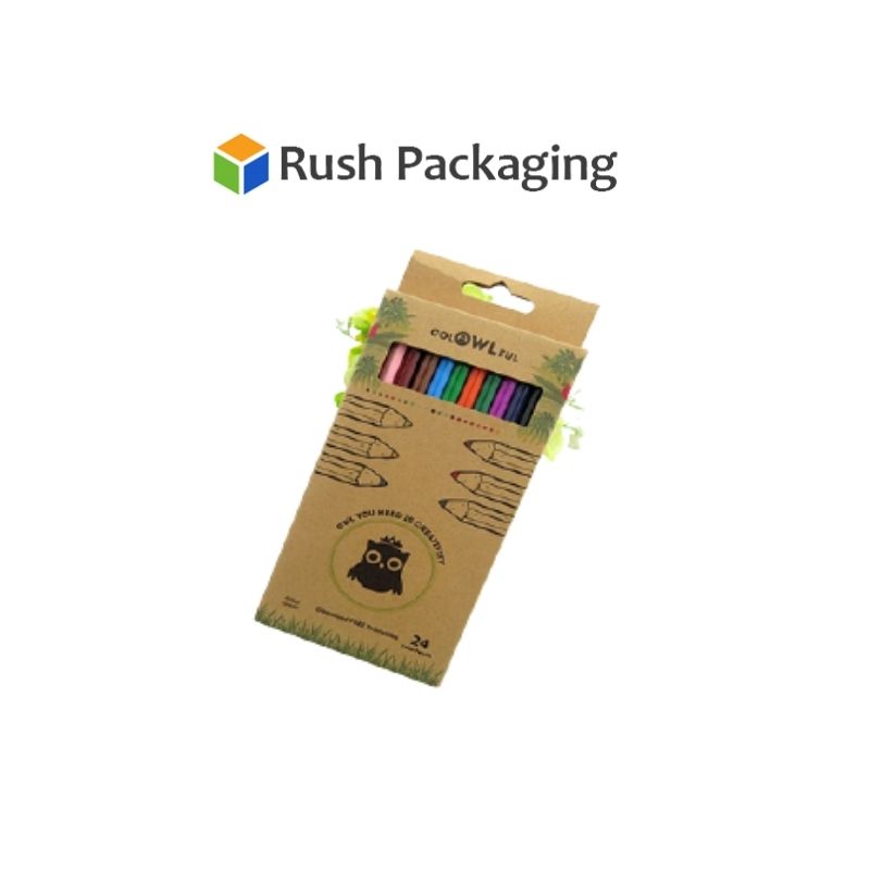 Cardboard Pencil Box with lovely Unique Designs at RushPackaging