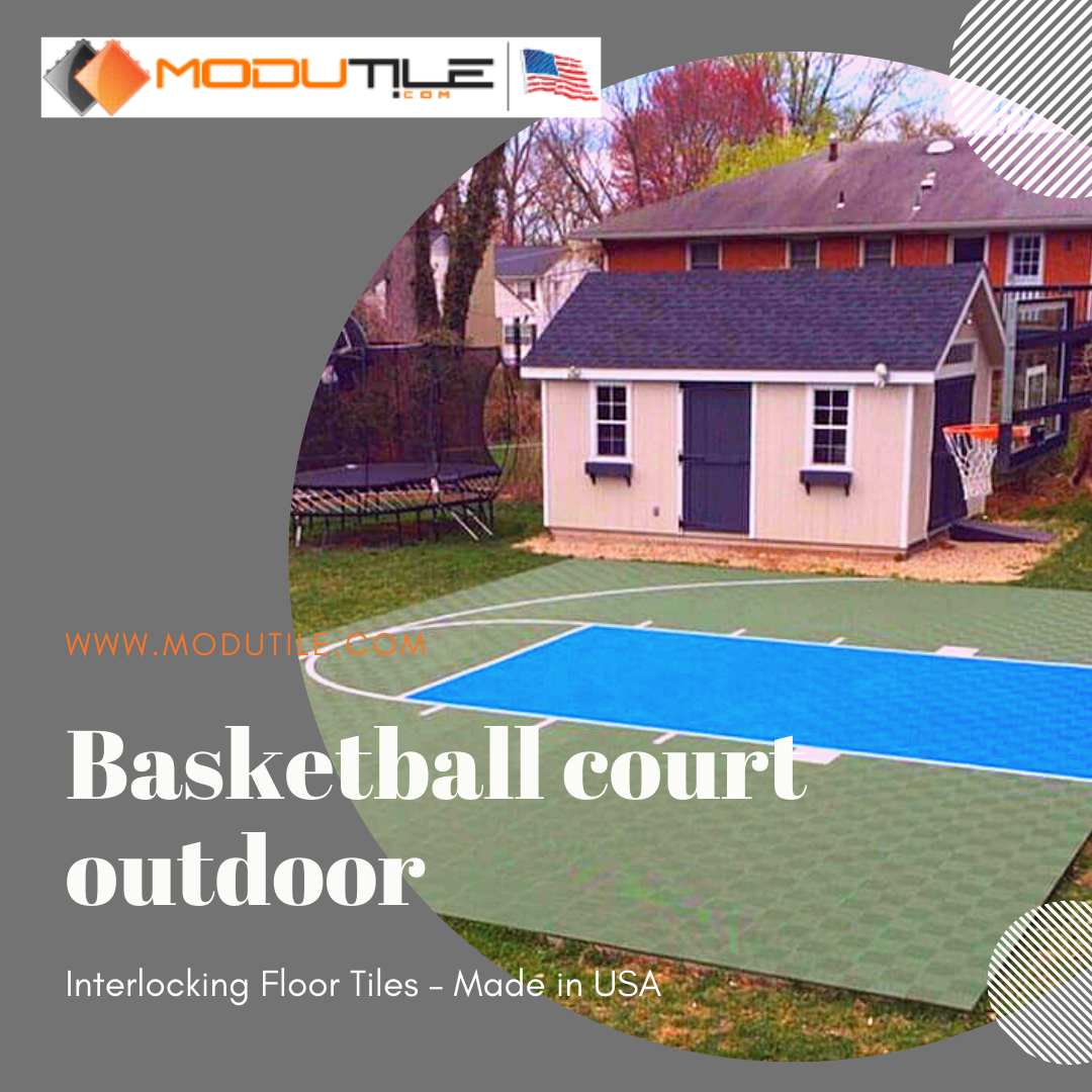 Sport court tiles