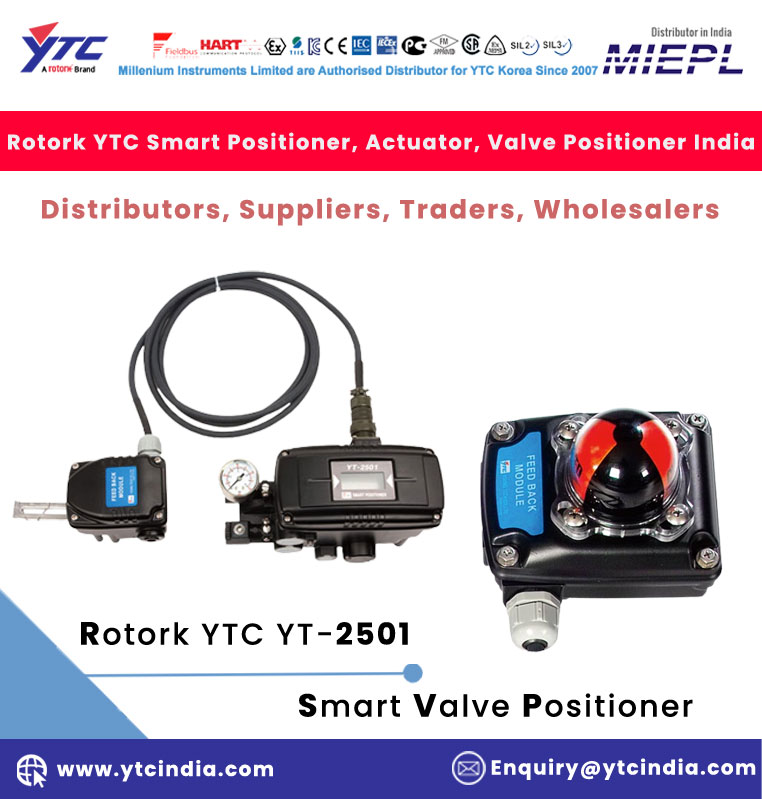 Rotork YTC YT-2501 Smart Positioner Suppliers and Dealers In India