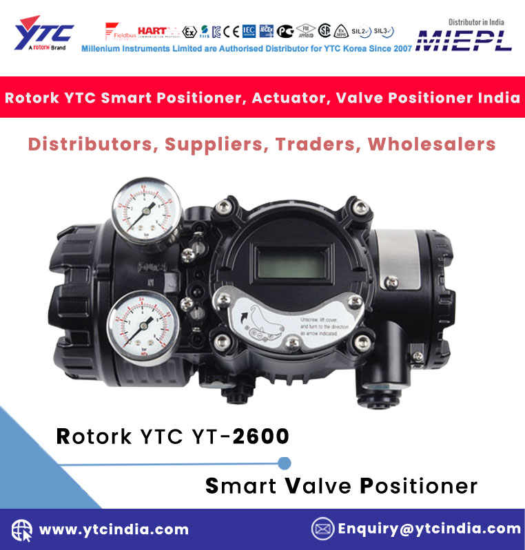 Rotork YTC YT-2600 Smart Valve Positioner Suppliers and Dealers In India