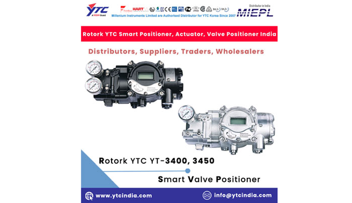 Rotork YTC YT-3400 (Rotork YTC YT-3450) Smart Valve Positioner Suppliers and Dealers In India