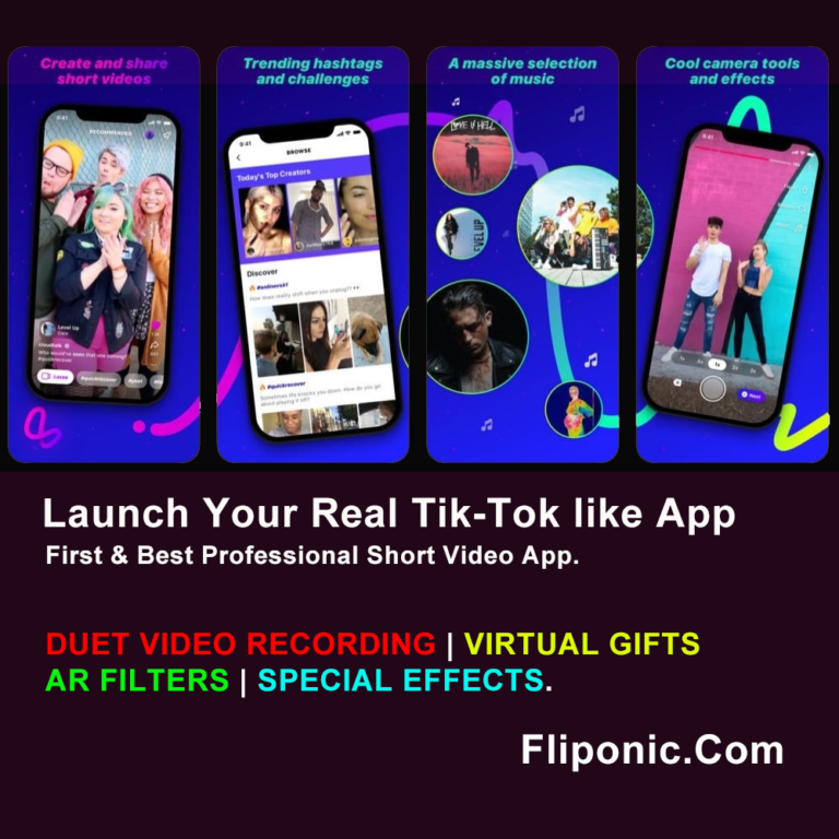 Tik-Tok Clone, Top Tik-Tok Clone Script at GetCloneScripts.com