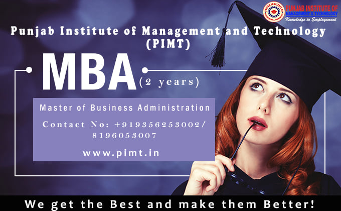 Best MBA College in India | Master of Business Administration in Punjab | Top MBA Course in Punjab  –PIMT
