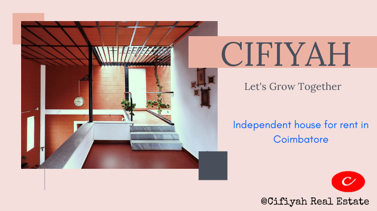 Amenities provide in an independent house for rent in Coimbatore