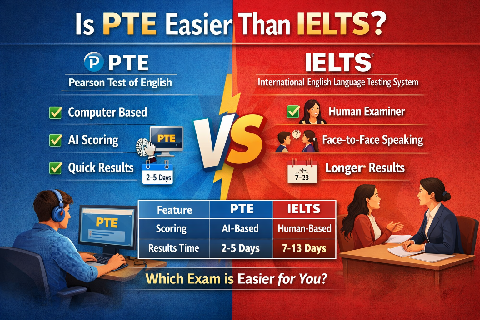 Is PTE Easier Than IELTS