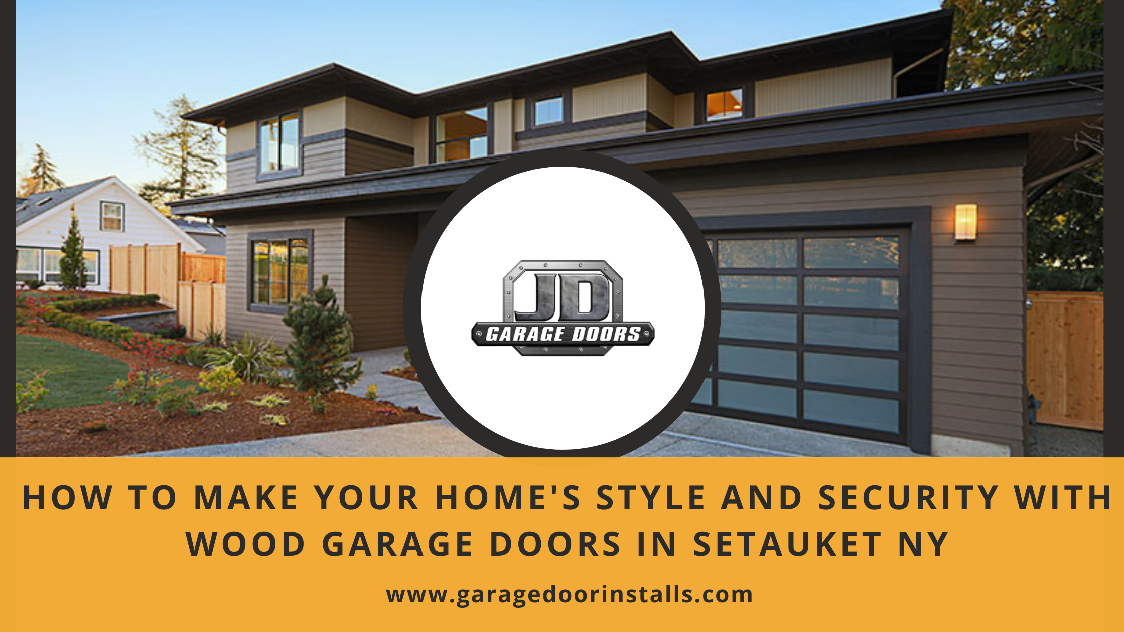  How to make Your Home's Style and Security with Wood Garage Doors in Setauket NY 
