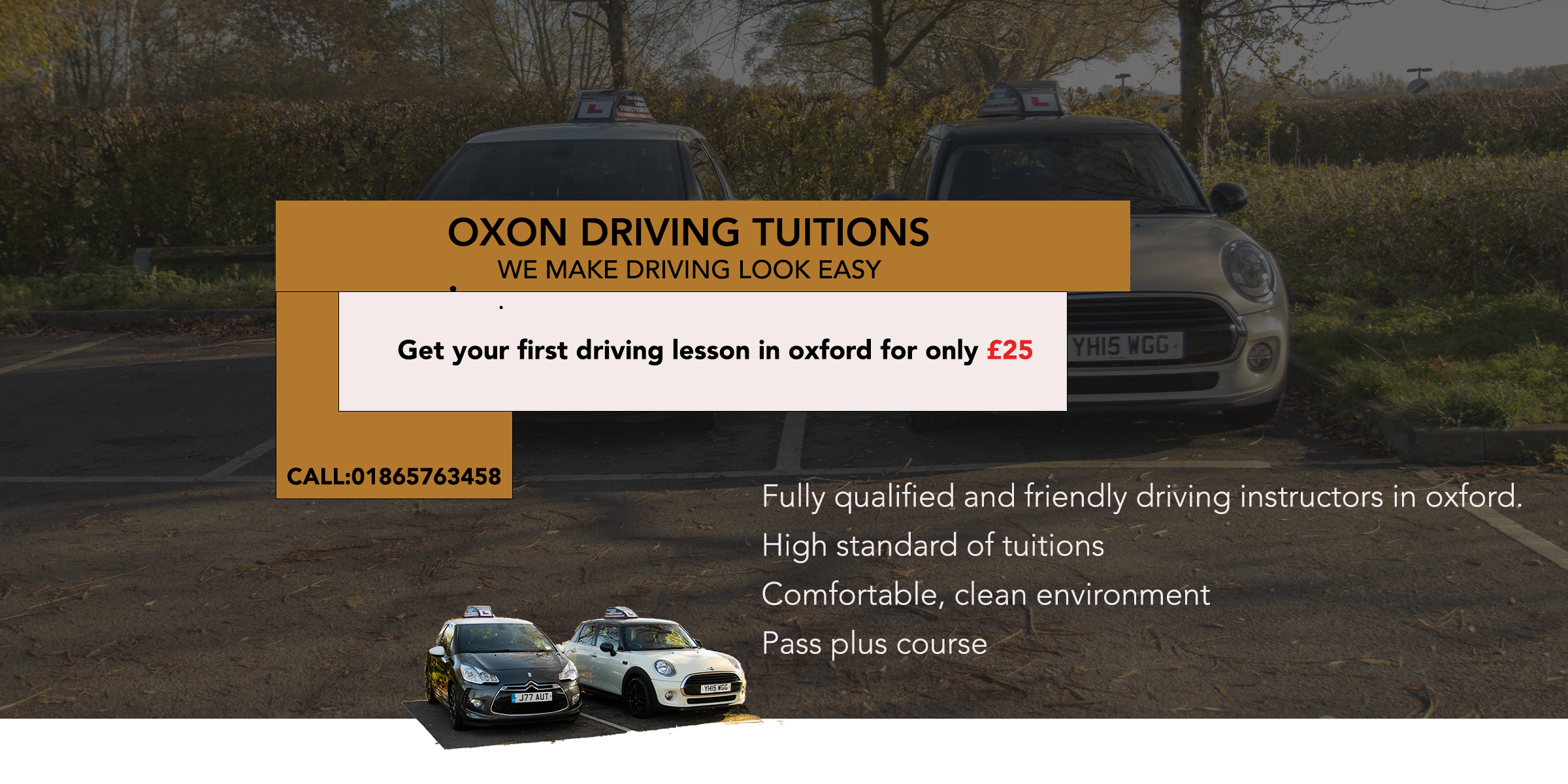 Manual and Automatic driving lessons in Oxford