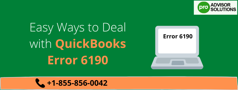 Top ways to fix QuickBooks error 6190 within second