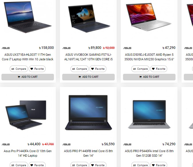 asus laptop price in bd