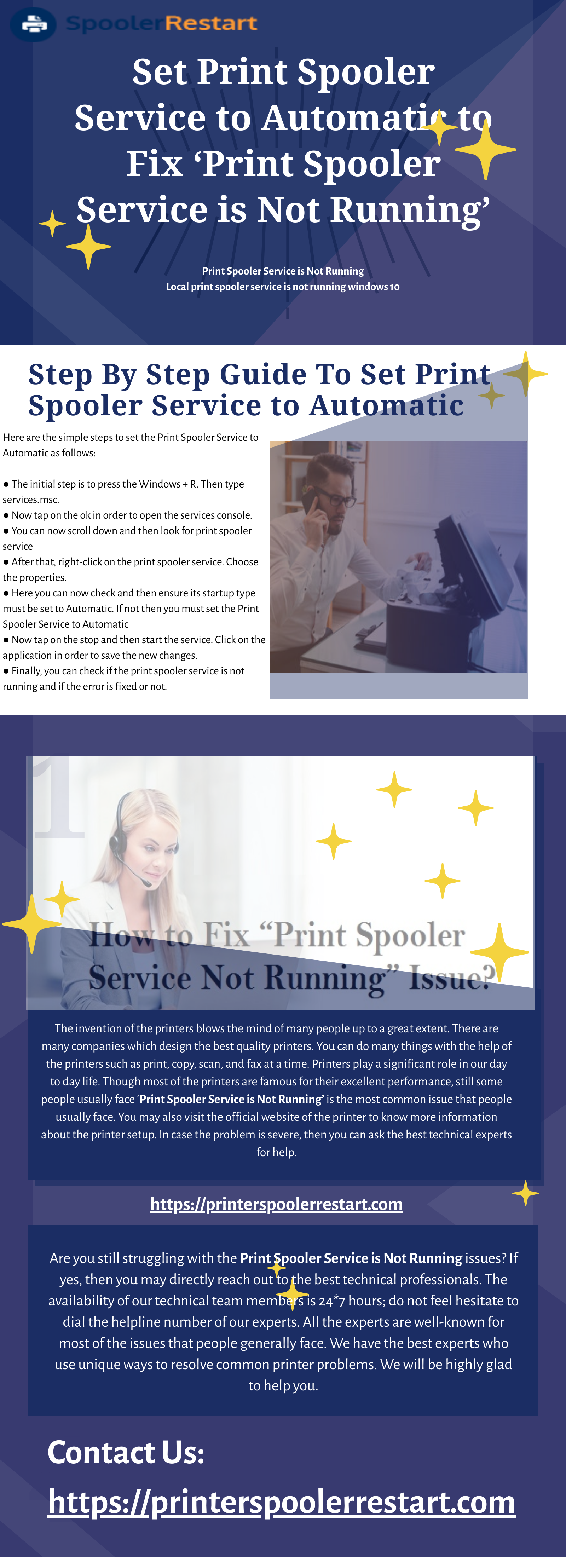 Set Print Spooler Service to Automatic to Fix ‘Print Spooler Service is Not Running’