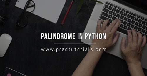Program for palindrome in python
