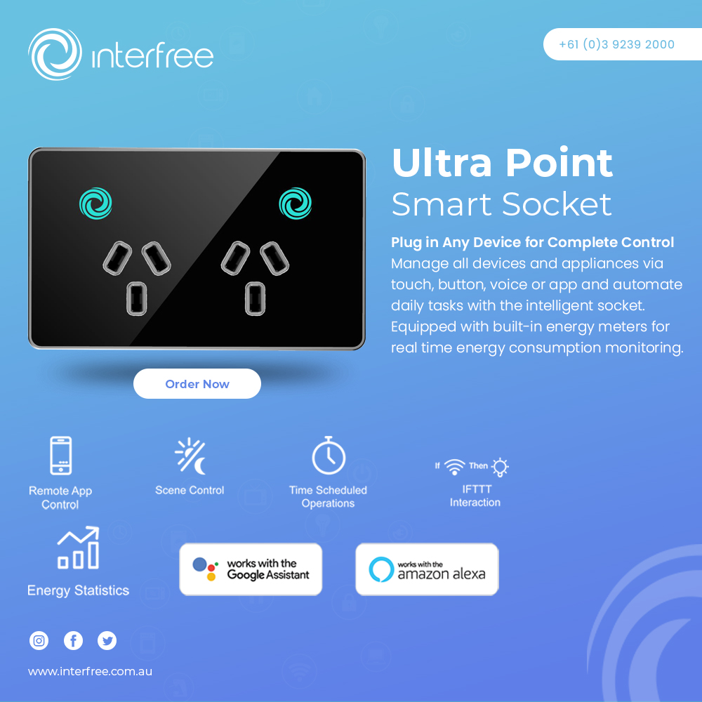 Smart Electrical Outlets | Australian Manufactured | Interfree
