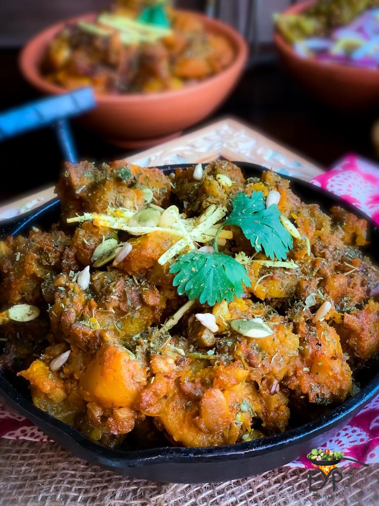 Sweet and Sour Pumpkin Curry – Khatta Meetha Kaddu
