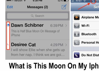 What Is This Crescent Moon Icon On My iPhone And How To Remove It ?