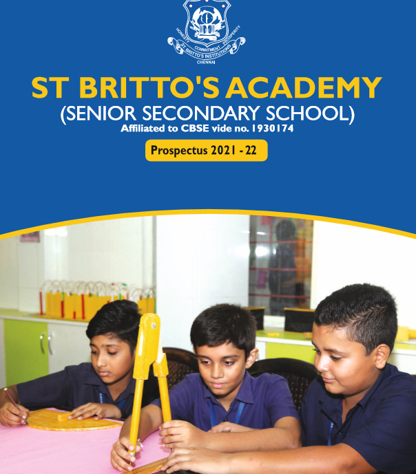 BEST CBSE SCHOOL IN VELACHERY CHENNAI| STBRITTOS ACADEMY
