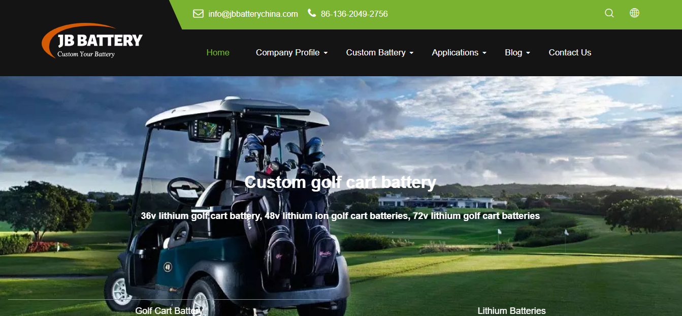 Best lithium ion golf cart battery pack manufacturer