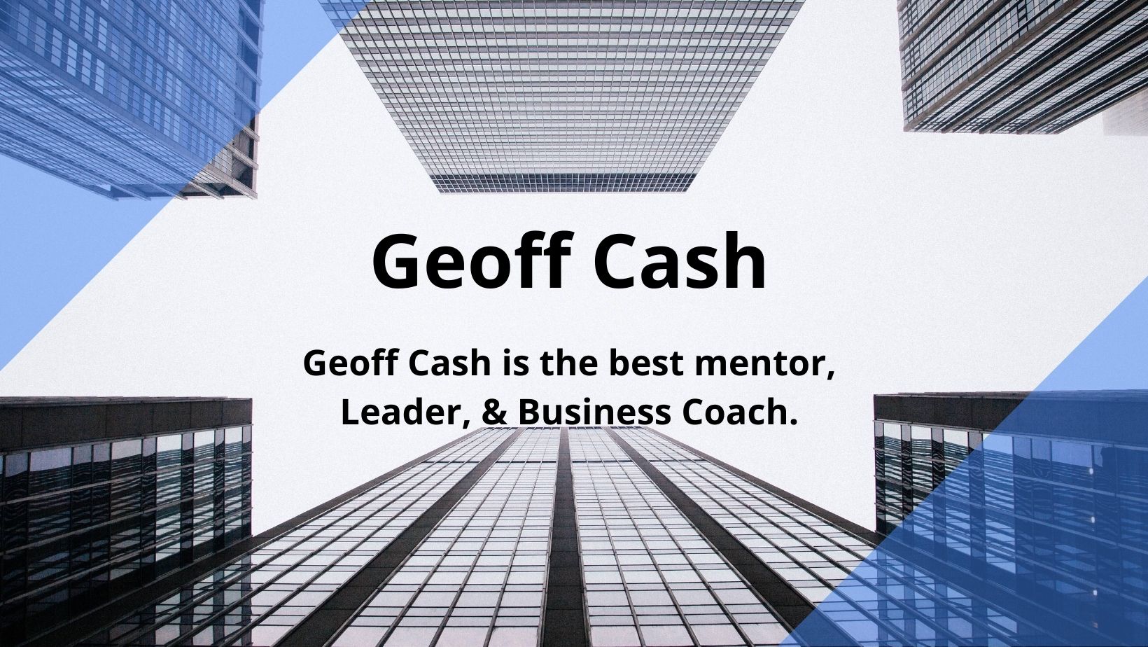Geoff Cash - Business Consultant