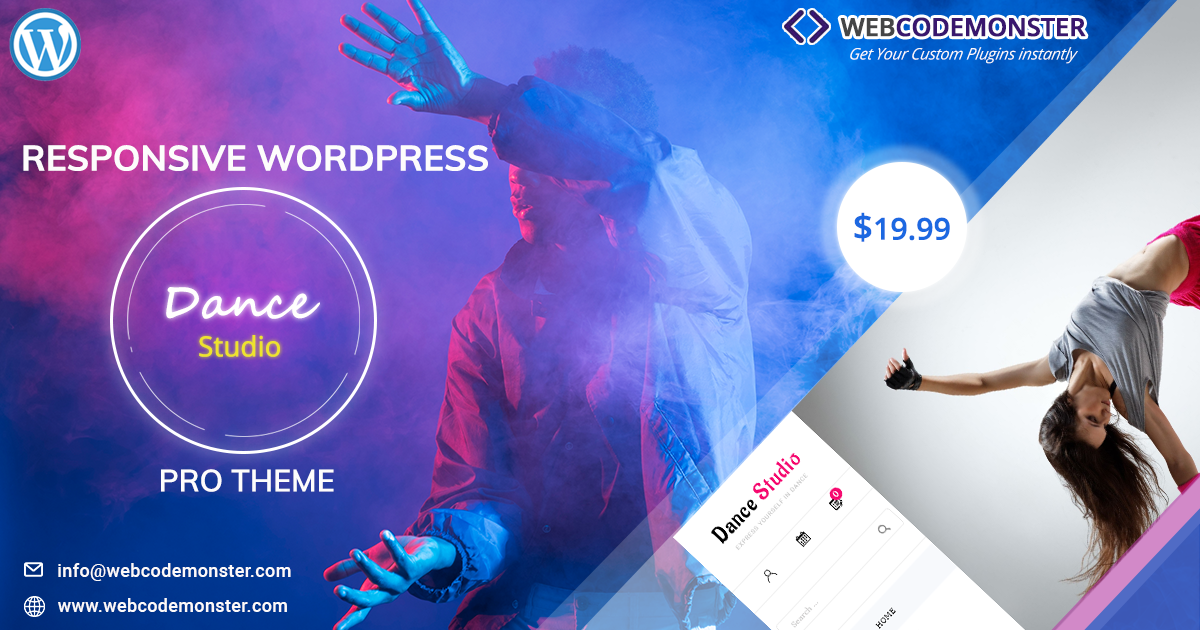 Dance Studio WordPress Theme