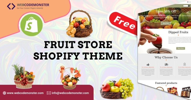 Fruit Shop Website Templates