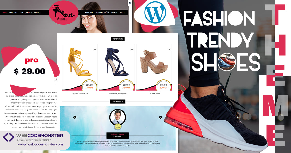 Shoes Website Templates