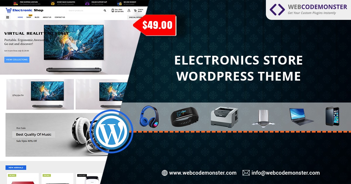 Electronics Store WordPress Theme