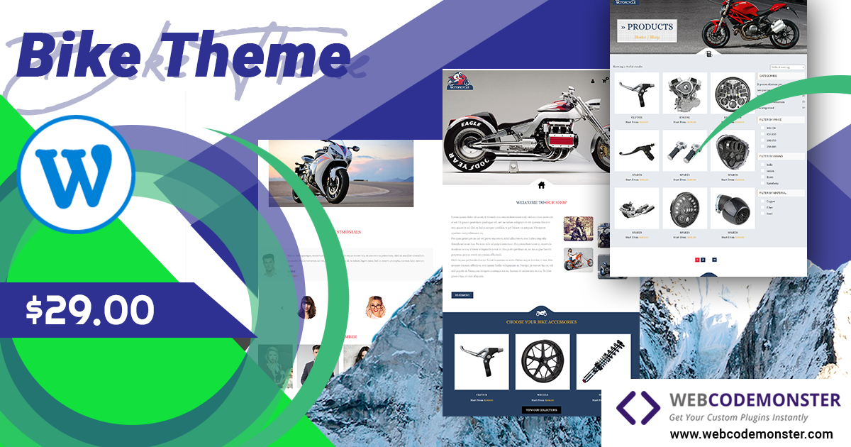Bike WordPress Theme