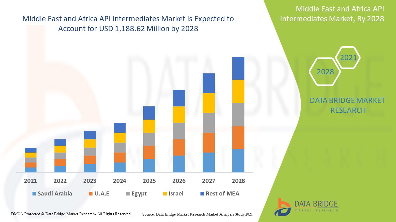 Middle East and Africa API Intermediates Market Expected Development, Share, Size, Demand, Revenue And Forecast 2028