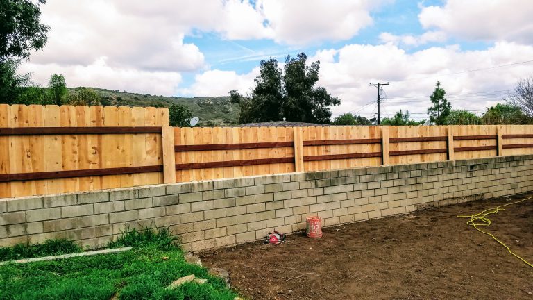 Install White Plastic Privacy Fence