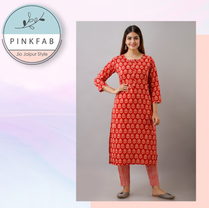 Pink Fab - Jaipuri Kurti