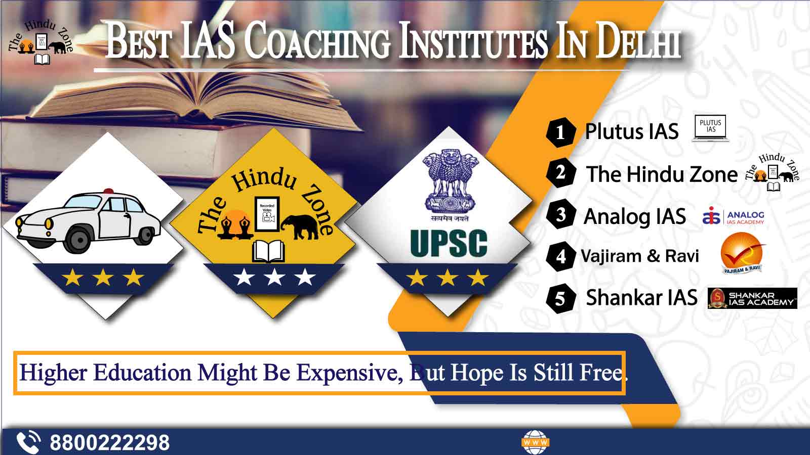Top 10 IAS Coaching Classes In Delhi For UPSC Civil Services Examination