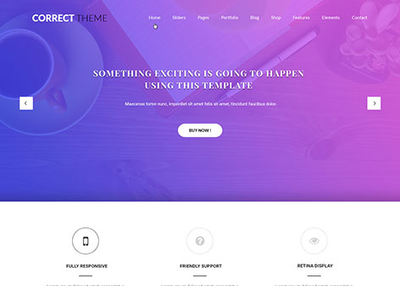New WordPress theme